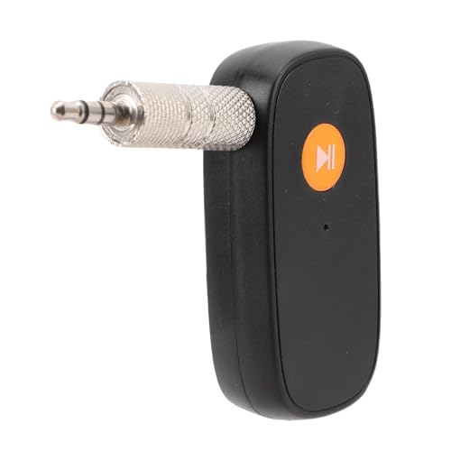 ASHATA AUX 5.3 Adapter für Auto, 2 in 1 5.3 Wireless Audio Receiver Sender mit 15H Wiedergabe und CVC8.0 Rauschunterdrückung, 3,5 mm AUX Stecker von ASHATA