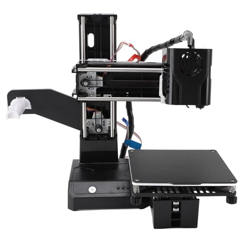 ASHATA Anfänger 3D -Druckmaschine, 40 Mm/s Druckgeschwindigkeit FDM 3D -Drucker mit 230 ° C -Extruder, 1,75 Mm PLA TPU -Filament, Kompatible 100x100x100 -Mm -Build -Lautstärke (EU-Stecker) von ASHATA