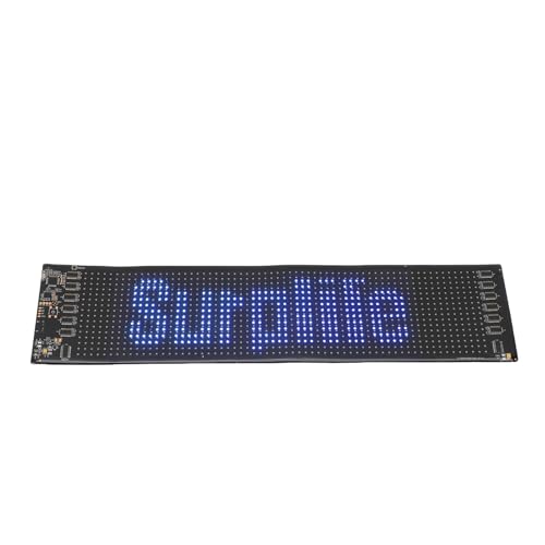 ASHATA Auto -LED -Schild, 64x16 Programmierbares -Auto -LED -Zeichen Mehrfarbiges Display mit Mobiler App -Steuerung USB -betriebenes Wasserproof für Cars Trucks ASHATA Auto -LED -Schild, 64x16 Programmierbares -Auto -LED -Zeichen Mehrfarbiges Display mit Mobiler App -Steuerung USB -betriebenes Wasserproof für Cars Trucks von ASHATA