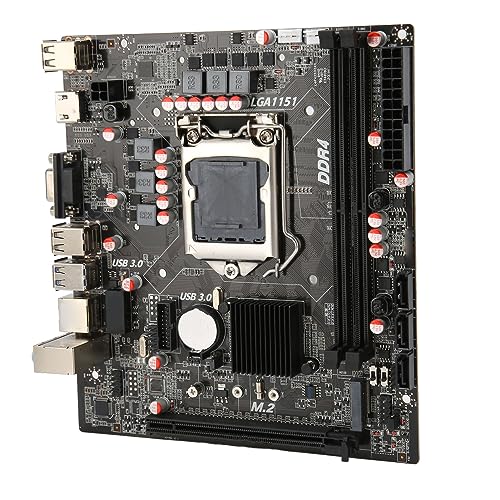 ASHATA B250B4 Motherboard, Desktop-Computer M ATX Motherboard für LGA 1151 für 6 7 8 9 Generation Core I3 I5 I7 Dual Channel DDR4 Speicher M.2 Schnittstelle PCI E X16 Gen 3.0 Slot von ASHATA