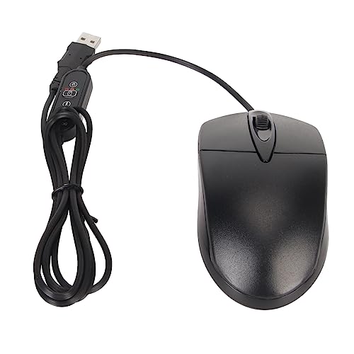 ASHATA Beheizte Maus, Optische USB Computermaus, 1600 DPI Mäuse mit Ergonomischem Design, Temperatur Einstellbar und Timing, für Büro, Laptops, Arbeiten Im Winter von ASHATA