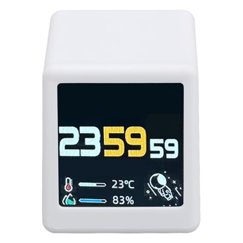 ASHATA Bitcoin Stock Ticker Display Zeitwetter, WiFi Desktop Digitaluhr, Multifunktional Einfach mit Vielseitiger App Integration, Fotogalerie Funktionen von ASHATA