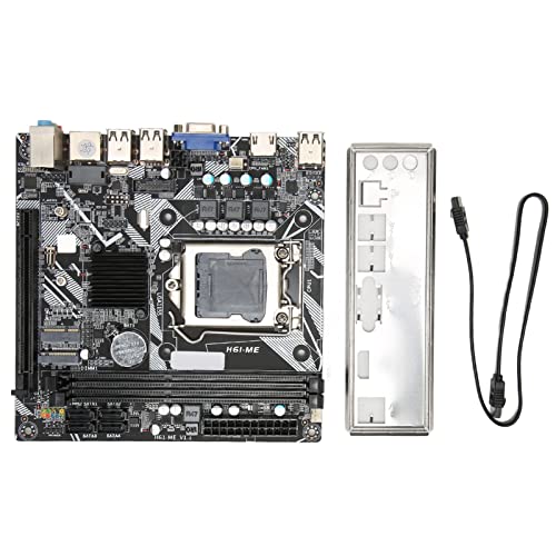ASHATA Desktop-Computer-Motherboard, LGA 1155-Motherboard, NVME WiFi M.2 VGA HD-Ausgang 10 USB 2.0 DDR3 -ITX-Motherboard für Computer-PC-Ersatz ASHATA Desktop-Computer-Motherboard, LGA 1155-Motherboard, NVME WiFi M.2 VGA HD-Ausgang 10 USB 2.0 DDR3 -ITX-Motherboard für Computer-PC-Ersatz von ASHATA