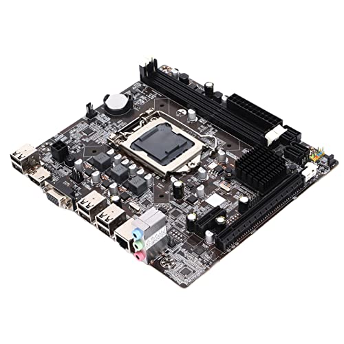 ASHATA Desktop-Computer-Motherboard,DDR3-Computer-Mainboard,für Core I7 I5 I3 für Pentium für Celeron,mit PCIE-Steckplatz,Hervorragende Leistung und Lange Lebensdauer von ASHATA