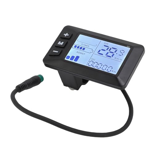 ASHATA Elektrofahrrad -LCD -Display, Elektromutroller Panel Bildschirm ABS Zum Radfahren von ASHATA