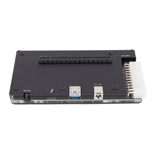 ASHATA Externe GPU Dockingstation für Thunderbolt 4 Graphics Card Dock EGPU Gehäuse USB4.0 ATX 24Pin PCIe Schnittstelle, Support Hot Plug, mit 1M Kabel ASHATA Externe GPU Dockingstation für Thunderbolt 4 Graphics Card Dock EGPU Gehäuse USB4.0 ATX 24Pin PCIe Schnittstelle, Support Hot Plug, mit 1M Kabel von ASHATA