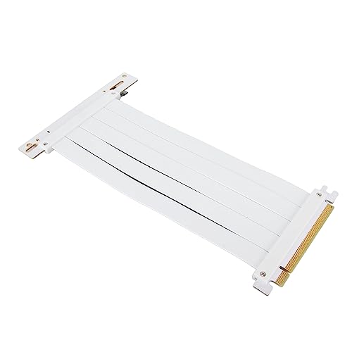 ASHATA Flexibles GPU-Riser-Kabel, PCIE 4.0 (Weiss) von ASHATA