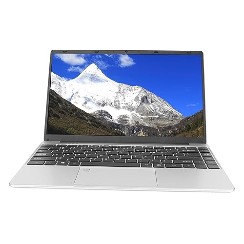 ASHATA Für Windows 11 Laptop, 14 Zoll Business Laptop Computer, Für Intel N5095 4 Kerne und 4 Threads, WiFi, 16 GB RAM, Tragbarer Laptop mit Fingerabdruckleser (128G) von ASHATA