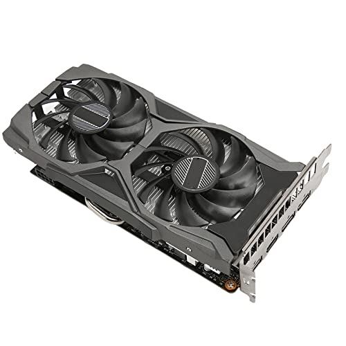 ASHATA Gaming 1660S-Grafikkarte, 6 GB GDDR6 192-Bit-Gaming-Grafikkarte, 6144 MB, Unterstützt 8K und HDR, 1785-MHz-GPU-Takt, Zwei Lüfter, PCI Express 3.0 X16 von ASHATA