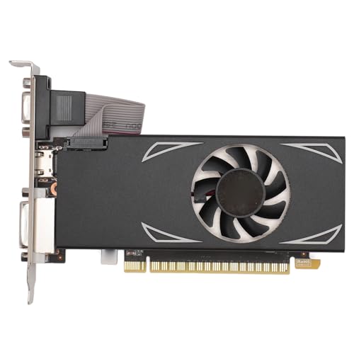 ASHATA Gaming für GTX750TI 4 GB GDDR5 128 Bit Grafikkarte, PCIE 3.0 Desktop Grafikkarten Computer Grafikkarte mit 1080P HD DVI 640SP VGA Unterstützung für DirectX von ASHATA