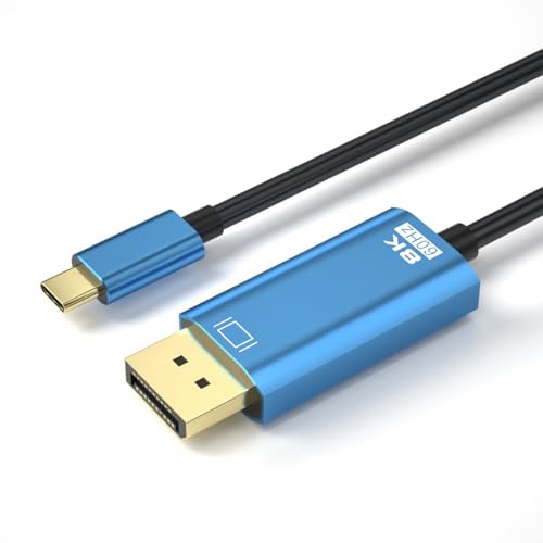 ASHATA Geben Sie C Zum DisplayPort 1.4 -Kabel, USB C Zum DisplayPort -Adapter mit 8K 60 Hz HDR Aluminium + ABS für Laptop -Telefon Zur Überwachung von Gaming -Streaming ASHATA Geben Sie C Zum DisplayPort 1.4 -Kabel, USB C Zum DisplayPort -Adapter mit 8K 60 Hz HDR Aluminium + ABS für Laptop -Telefon Zur Überwachung von Gaming -Streaming von ASHATA