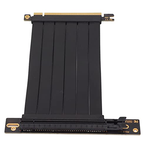 ASHATA Grafikkarten-Verlängerungskabel, 15 cm Gute Stabilität Low Loss 128 Gbit/s PCIE 3.0 X16 Extender Riser-Kabel, Hochgeschwindigkeits-PCIE-Riser-Kabel mit Stabiler Signalübertragung von ASHATA