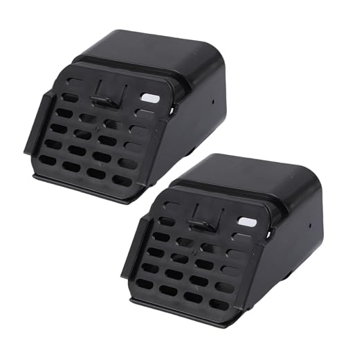 ASHATA Gutter Downspout Connector Downspout Outlet Rinne Downspout Erweiterung für 3x4 Zoll Typ mit Premium Sealing Circle Animal Guard (BLACK) von ASHATA