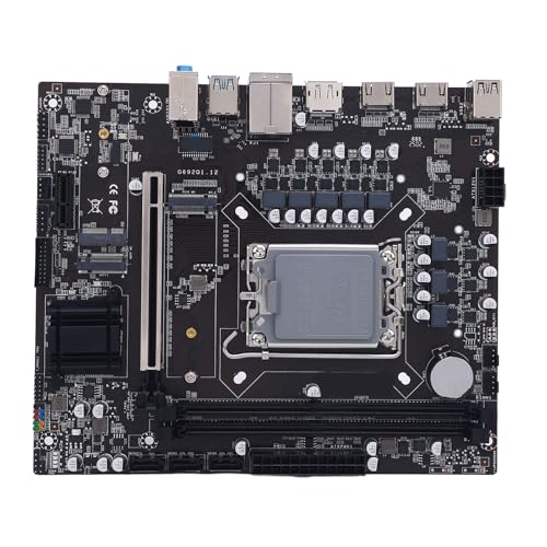 ASHATA H610 Computer Gaming Motherboard für LGA 1700 Micro ATX Motherboard mit DDR4, M.2 PCI Express X 16 Slot, DisplayPort, HDMI, Unterstützt für I3 I5 I7 I9 12. 13. 14. Gen. ASHATA H610 Computer Gaming Motherboard für LGA 1700 Micro ATX Motherboard mit DDR4, M.2 PCI Express X 16 Slot, DisplayPort, HDMI, Unterstützt für I3 I5 I7 I9 12. 13. 14. Gen. von ASHATA