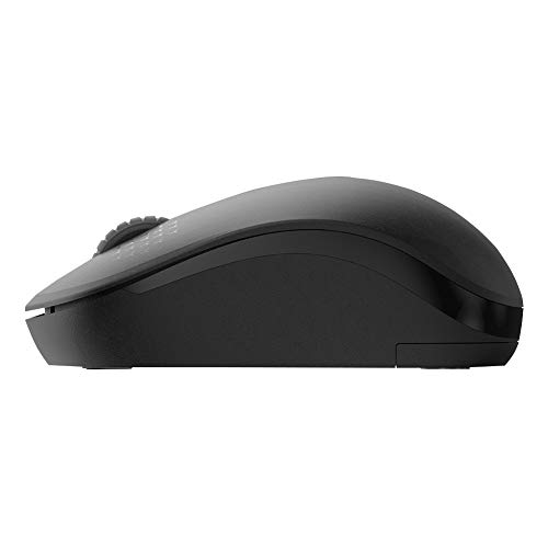 ASHATA I210 Kabellose Maus, Desktop-Laptop Office 2.4G 3Key-Maus, 3D 1600 DPI Energiesparmaus, 20M Kabellose Übertragungsentfernung (Schwarz) von ASHATA