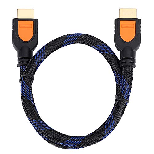 ASHATA Kabel, zu-Kabel mit Hoher Auflösung und Geschwindigkeit, 4K-Unterstützung, 5 PC 4K/60Hz -zu- 2.0-Kabel HDR 3D für Notebook/TV/LCD-Laptop/PS3/Projektor (0,5m) von ASHATA