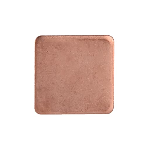 ASHATA Kupferblech, 10 Stück 20 * 20 Mm Kupferblech Unterlegscheiben Kühlkörper Thermopad, Kühlkörper Thermopad für GPU CPU Laptop (1mm) von ASHATA