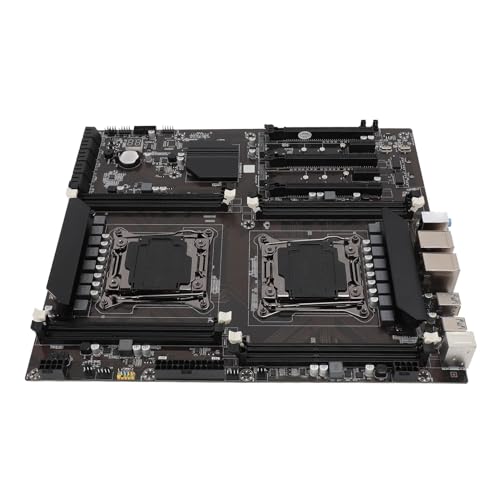 ASHATA LGA 2011 3 Server Motherboard, DDR3 Motherboard, Unterstützt M.2 NVME PCIe 8 Kanal DDR3 Speicher für CPU Plattform mit USB2.0 USB3.0 SATA3.0 von ASHATA