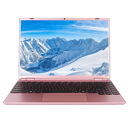 Laptop 14 Zoll 8 GB DDR4, für 11 Laptop, für Celeron J4105 Bis zu 2,5 GHz 1920 X 1200 HD IPS Business Laptop Computer Dual Band WiFi BT4.2 Roségold (8 GB + 128 GB) von ASHATA