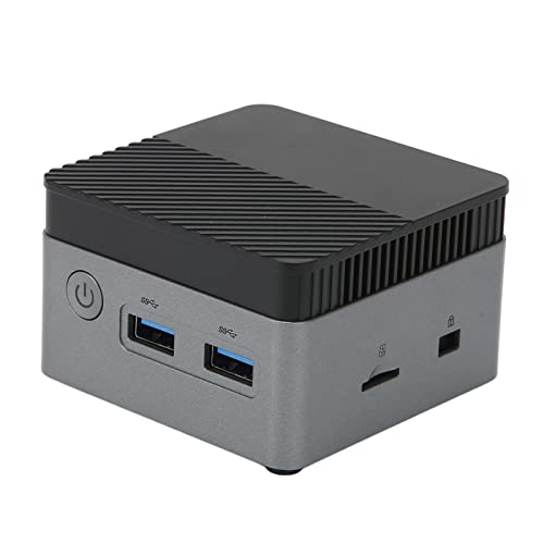 ASHATA Micro-PC, 11 -PC 72 X 72 X 44,5 Mm, Tragbar, 8 + 512 GB Speicher, Uhd-Grafik, DDR4, Lpddr4X, Max. 2933 MHz, 8 GB, WLAN 6, Bt, Rj45, 2 (4K bei 60 Hz) für das Büro zu Hause von ASHATA