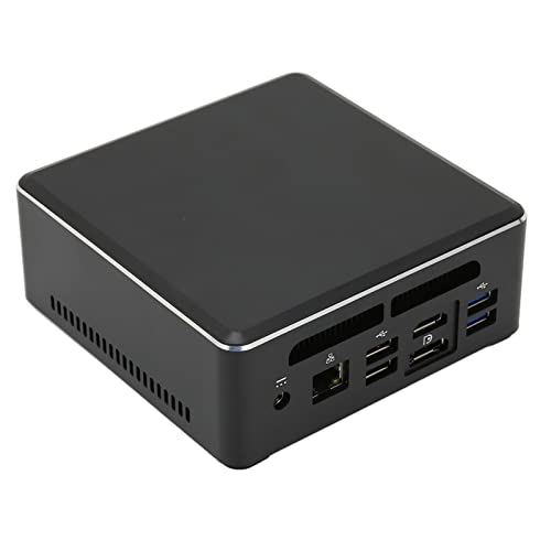 ASHATA PC, Dule Core Radeon Vega 3 Grafik 2,4 GHz Bis 3,3 GHz HD 4K Desktop Computer,ROM/DDR4 RAM Optional,mit & Dual Output,für 10 (EU-Stecker 16 GB DDR4 + 512 GB SSD) von ASHATA