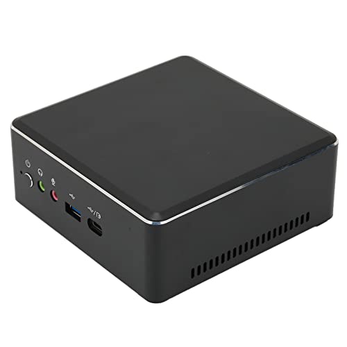 ASHATA PC, Dule Core Radeon Vega 3 Grafik 2,4 GHz Bis 3,3 GHz HD 4K Desktop Computer,ROM/DDR4 RAM Optional,mit & Dual Output,für 10 (EU-Stecker 8 GB DDR4 + 256 GB SSD) von ASHATA