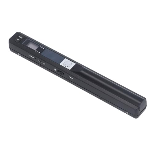ASHATA Mobile Dokumente Scanner, 8,27 Zoll 900 FPI Compact HD PDF und JPG Tragbarer Scan -Scan (BLACK) von ASHATA