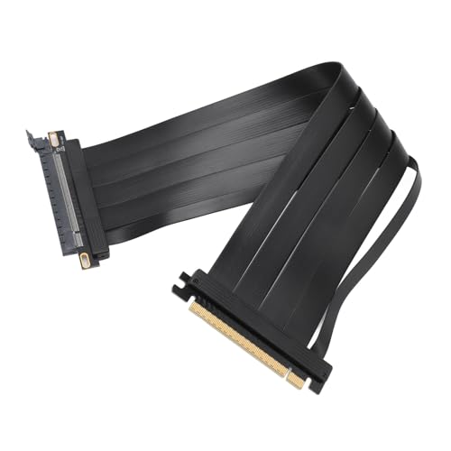 ASHATA PCIE Riser Kabel, PCIE4.0 X16 Grafik Adapter Kabel, 40cm 180 Grad PCIe 4.0 X16 GPU Riser Kabel PCIE 4.0 Verlängerungskabel für RTX4090 RX6950XT X570 B550 Z690 ASHATA PCIE Riser Kabel, PCIE4.0 X16 Grafik Adapter Kabel, 40cm 180 Grad PCIe 4.0 X16 GPU Riser Kabel PCIE 4.0 Verlängerungskabel für RTX4090 RX6950XT X570 B550 Z690 von ASHATA