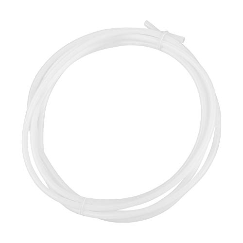 ASHATA PTFE-Bowdenzug aus Weißem,3D-Drucker Zubehör 1,5/2 M PTFE-Bowdenzug aus Weißem für 1,75 Filament (2,0 Mm Innendurchmesser/4,0 Mm Außendurchmesser) (2M) von ASHATA