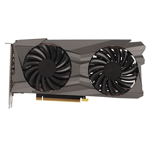 ASHATA RTX 3060 Ti 8 GB GDDR6 256 Bit Grafikkarte, Gaming Grafikkarte, PCIE 4.0 7680 X 4320 Auflösungsunterstützung HDR, Dual Fan Cooling, I/O HDMI 3xDisplayPort, für PC von ASHATA