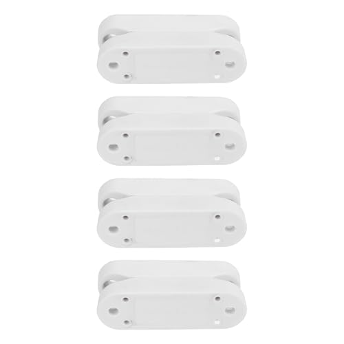 ASHATA RV Storage Door Catch und Halter Kit, RV -Türhalter 4 Paar Weiße Wetterfest für Campinganhänger von ASHATA