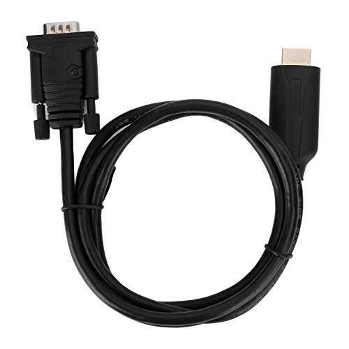 ASHATA -Stecker zu VGA-Stecker Adapter 4 Fuß, zu VGA-Kabel, zu VGA-Adapter Kompatibel für Computer, Desktop, Laptop, PC, HDTV, für und Mehr von ASHATA
