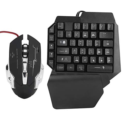 ASHATA Tastatur-Mauskonverter für PS3 / / PS5 / -Serie, USB-Kabel-Tastaturadapterkonverter für E-Sport-Spiele, OTG-Adapter, Plug & Play, Schwarz von ASHATA