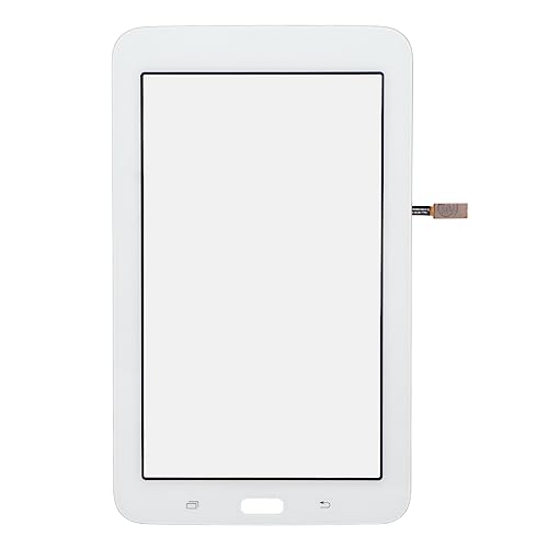 ASHATA Touchscreen Digitalisierer fürTab 3 Lite 7,0 Zoll SM T113 7,0 Zoll, Glas mit Hoher Härte, Empfindlich Kapazitiv, Geeignet für Tablet (White) von ASHATA