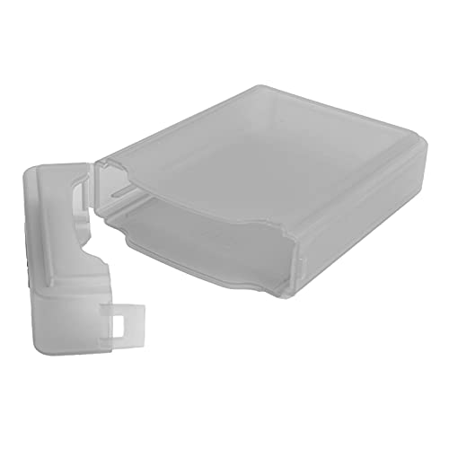 ASHATA Tragbare 3,5-Zoll-Festplatten-Aufbewahrungsbox,Festplatten-Schutzbox,3,5-Zoll-HDD/SSD-stoßfester Antistatischer ABS-Transparent-Aufbewahrungskoffer (Grau) von ASHATA