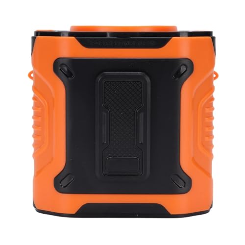 ASHATA Tragbarer Gürtelventilator, Energiesparende Persönliche Taillenventilator 100 Speed ​​5000mAh für Campingreisen (ORANGE) von ASHATA