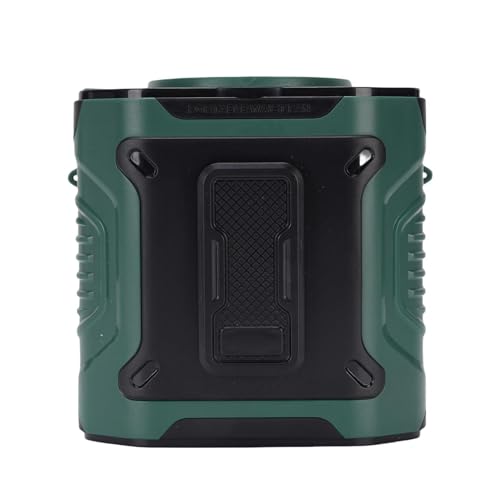 ASHATA Tragbarer Gürtelventilator, Energiesparende Persönliche Taillenventilator 100 Speed ​​5000mAh für Campingreisen (dunkelgrün) von ASHATA
