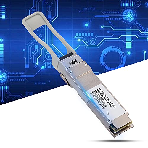 ASHATA Transceiver-Optikmodul 10-Gigabit-Singlemode-Doppelfaser, AIQ-YP19001 QSFP28-100G-LR4 10KM 10-Gigabit-Singlemode-Doppelfaser-Optikmodul von ASHATA