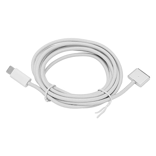 ASHATA Typ C auf für Magsafe 3 Ladekabel, 140 W PD Schnelllade-USB-C-Verlängerungskabel, Audio-Datenübertragung Kompatibel für MacBook 2 M von ASHATA