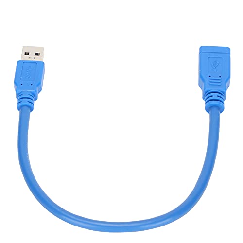 ASHATA USB-Verlängerungskabel, USB-Stecker auf Buchse Datenleitung, USB 3.0-Verlängerungskabel für Den Anschluss von Festplattenbox-Druckergeräten. (0,3 Mio) von ASHATA
