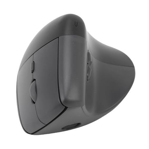 ASHATA Wireless Ergonomische Maus, Vertikale Mausunterstützung 5.0 & 2,4 G Dual -Modus mit 57 ° Winkel Infrarot Stille Klicks 800 Bis 1600 DPI 6 Schlüssel für PC -Laptop von ASHATA