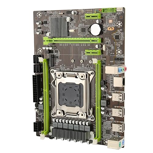 ASHATA X79 Pro Motherboard, LGA 2011 V1/V2, Dual Channel DDR3, PCIe X16, USB2.0, SATA2.0, Unterstützt RECC Speicher oder Common Memory, PC Motherboards von ASHATA