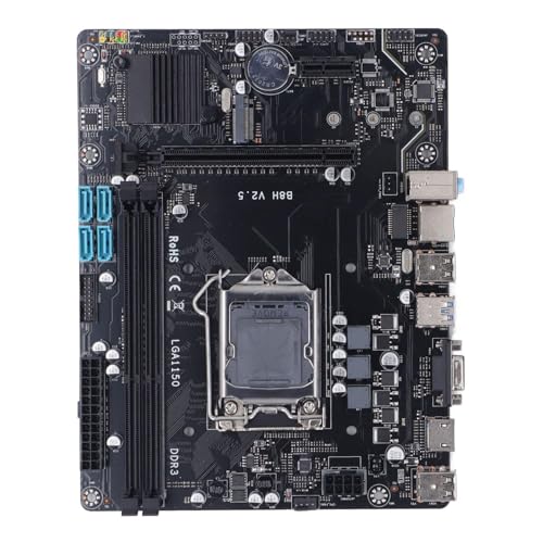 B8H B85 Gaming Motherboard, LGA 1150, DDR3, PCIE X 16, PCIE X 1, 4 USB2.0, 2 USB3.0, 4 SATA3.0, Computer Motherboard, Unterstützung für Core I7 I5 I3 von ASHATA