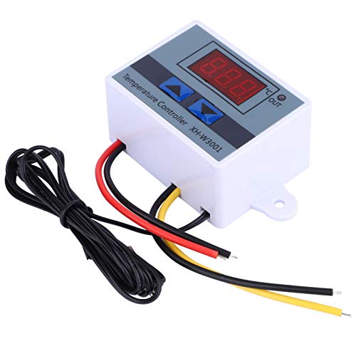 DC 12V 120W / 180W Mini-Thermostat Digitaler Thermostatschalter mit Sonde Programmierbare Heizung Kühlung Elektronische Thermostat von ASHATA