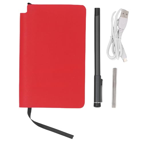 Digital Smart Pen Notebook und Writing Board Set, Al Bild Generierung, Echtzeit Synchronisierung für Digitalisierung, Umwandlung in Text, Speichern, Teilen von Papiernoten für (Rot 70T) von ASHATA