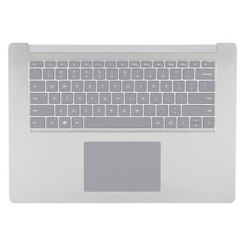 Ersatz für Laptop 3/4/5 1873 15 Zoll Tastatur, Handauflage Tastatur für Laptop 3 4 5 1873 15 Zoll Touchpad Tastaturbaugruppe für Alltag und Büro (Silver) von ASHATA