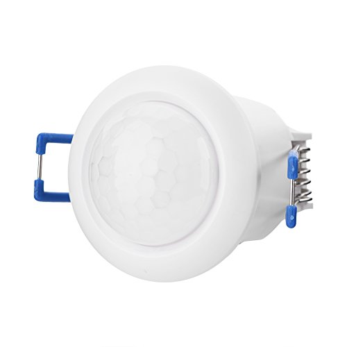 Infrarot Bewegungssensor,Richer-R PIR-Bewegungsmelder Automatisch 360 ° Horizontal Vertikal Sensor Schalter,LED Bewegungsmelder Dämmerungssensor für den Innen-/Außenbereich Infrarot Bewegungssensor,Richer-R PIR-Bewegungsmelder Automatisch 360 ° Horizontal Vertikal Sensor Schalter,LED Bewegungsmelder Dämmerungssensor für den Innen-/Außenbereich von ASHATA
