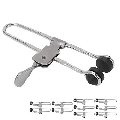 Lever Action Grid Clamps, 10PCS Lever Action Grid Clamp, Multifunktionale Edelstahl-Rostschutz-Fliesen-Montageclips, Guter Helfer Zum Verlegen von Fliesen Lever Action Grid Clamps, 10PCS Lever Action Grid Clamp, Multifunktionale Edelstahl-Rostschutz-Fliesen-Montageclips, Guter Helfer Zum Verlegen von Fliesen von ASHATA