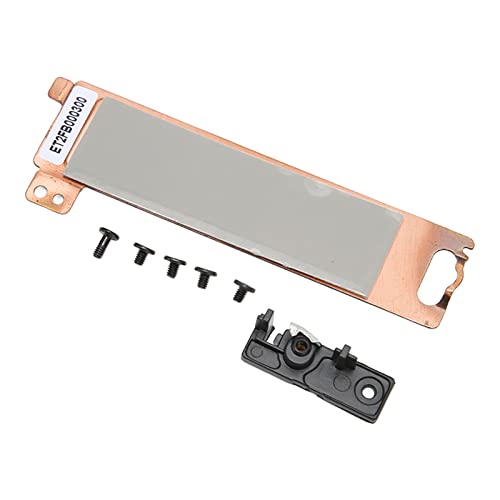 M.2 NGFF SSD-Kühlkörper-Wärmeschutzabdeckung für Dell Latitude 5400 5401 5404 5410 5411, Laptop-SSD-Kühlkörperabdeckung aus Aluminiumlegierung mit Halterung und Schrauben von ASHATA