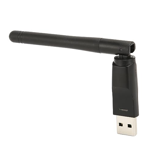 MT7601 USB-Netzwerkadapter für PC, 150 Mbit/s 2,4 GHz USB-Computernetzwerkadapter für Desktop-PC, Netzwerkkartenadapter mit Integrierter Antenne MT7601 USB-Netzwerkadapter für PC, 150 Mbit/s 2,4 GHz USB-Computernetzwerkadapter für Desktop-PC, Netzwerkkartenadapter mit Integrierter Antenne von ASHATA